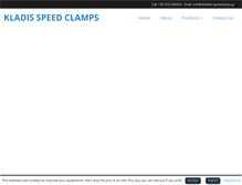 Tablet Screenshot of dckladis-speedclamps.gr